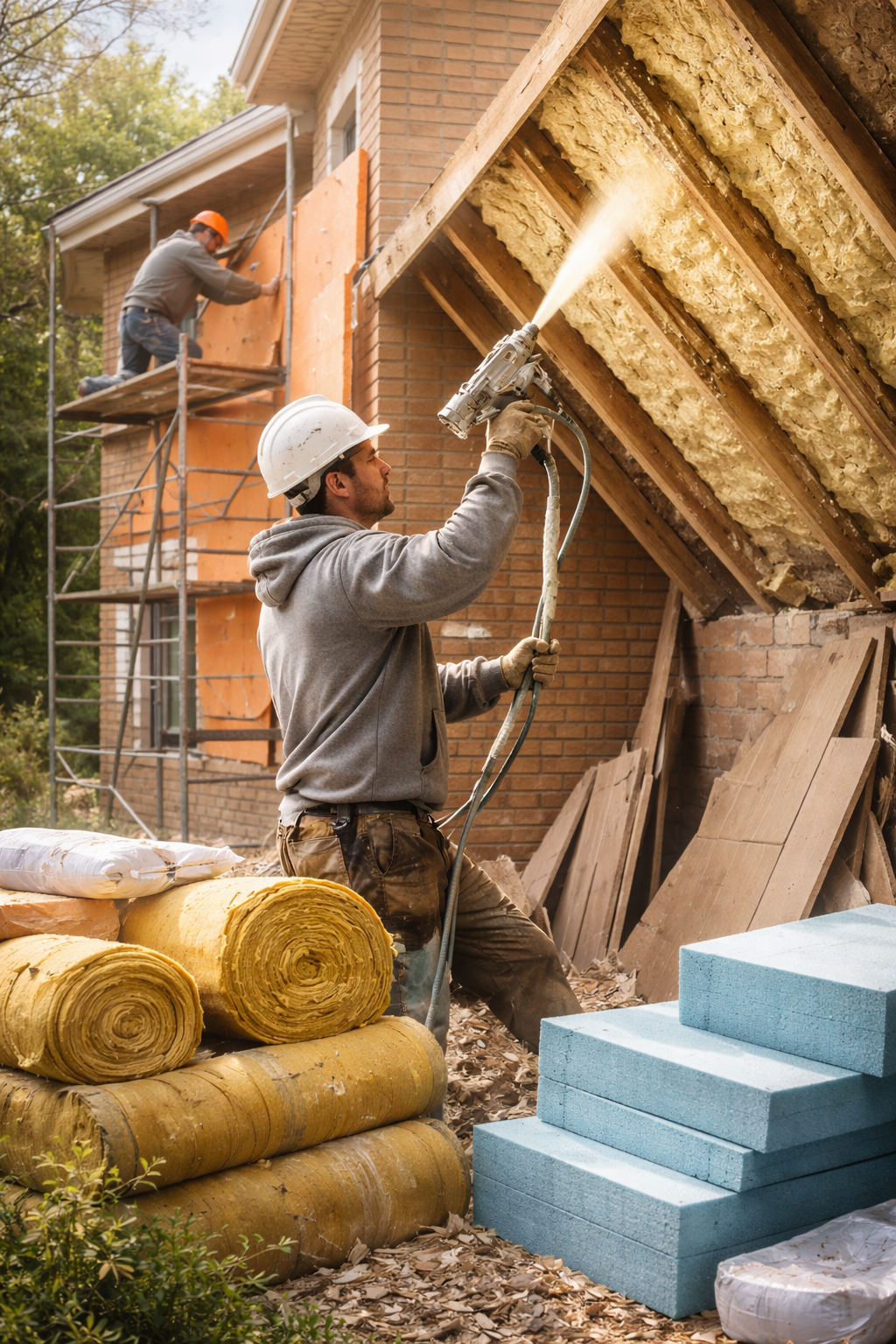 Утепление домов в Новокузнецке под ключ от 4315 руб/м2 | Профессионально — ТепломастерНвк
